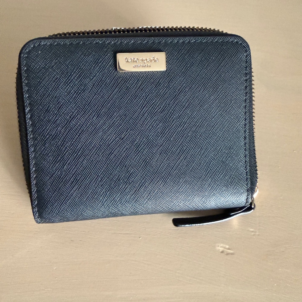 Kate Spade Black Zip-Around Wallet